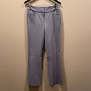 White House Black Market Women's Gray Straight Leg Pants